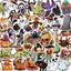 100 PCS Halloween Stickers,Halloween Party Favors,Non Repeating Vinyl Waterproof Carousel 6
