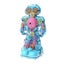 Cross Border Transparent Gear Robot Universal Walking Robot For Boys And Girls Carousel 4