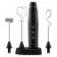 Milk Frother Handheld Rechargeable Foam Maker for Lattes,Electric 3 Whisks Drink Carousel 4