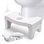 Foldable Toilet Potty Stool for Adults,7" Heavy Duty Plastic Portable Squatting Carousel 3