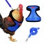 Chicken Harness with Leash,Upgraded Double Adjustment Chicken Harness and Leash Carousel 7