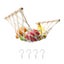 Hanging Fruit Hammock with Hooks, Hanging Fruit Basket Under the Kitchen Cabinet Carousel 7