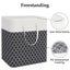 Collapsible Laundry Basket Hamper with Carry Handles Clothes Hampers 100L Carousel 4