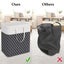 Collapsible Laundry Basket Hamper with Carry Handles Clothes Hampers 100L Carousel 6