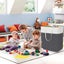 Collapsible Laundry Basket Hamper with Carry Handles Clothes Hampers 100L Carousel 8