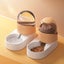 Automatic Dog Cat Feeder Food and Water Dispenser Set with Pet Food Bowl Self Fe Carousel 4
