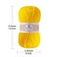 Crochet Yarn,Feels Soft 280 Yards Assorted Colors 4ply Acrylic Yarn Carousel 3