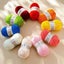 Crochet Yarn,Feels Soft 280 Yards Assorted Colors 4ply Acrylic Yarn Carousel 5