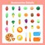 Pretend Play Set Kitchen Kids Cutting Fruits Vegetables Pizza Toys Set Carousel 6