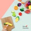 Pretend Play Set Kitchen Kids Cutting Fruits Vegetables Pizza Toys Set Carousel 9