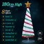 180cm Ribbon Christmas Tree Christmas Light Carousel 3