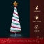 180cm Ribbon Christmas Tree Christmas Light Carousel 6