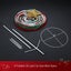 180cm Ribbon Christmas Tree Christmas Light Carousel 9