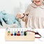 Piano with LED Lights Children Electronic Switch Busy Board Carousel 3