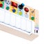Piano with LED Lights Children Electronic Switch Busy Board Carousel 4