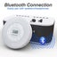 Portable Bluetooth CD Player Built-in Speaker Stereo, Personal Walkman MP3 Playe Carousel 9