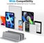 Vertical Laptop Stand Double Desktop Stand Holder with Adjustable Dock Carousel 3