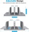 Vertical Laptop Stand Double Desktop Stand Holder with Adjustable Dock Carousel 4