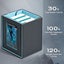 MTG Deck Box with Commander Window Display,Trading Card Storage Box Holds Carousel 9