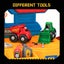 Kids Workbench Tool Bench Construction Toy Set 78pcs Carousel 12