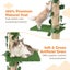 Cat Scratching Post Tree Tower Tall Scratcher Pole Pet Toy Wood Furniture Kitty Carousel 4