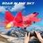 RC Airplane F-35 Jet Plane 2 CH Easy to Fly for Kids Beginners (Red) Carousel 11