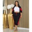 Womens Windbreaker Jacket Pants Colorblock Patchwork Tracksuit-Black Carousel 4