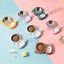Dog Cat Bowls Pet Water Food Bowl Set Carousel 8
