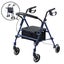 4 Wheel Rollator Walker Trolley Medical Rolling Walking Carousel 13