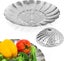 Vegetable Steamer Basket Stainless Steel Veggie Steamer Basket Foldable Carousel 2