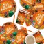 60 Piece Halloween Tableware Set Orange Disposable Party Supplies Cartoon 9 and Carousel 4