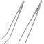 2 Pcs Feeding Tongs,Aquarium Tweezers Stainless Steel Straight and Curved Tweeze Carousel 4