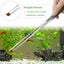 2 Pcs Feeding Tongs,Aquarium Tweezers Stainless Steel Straight and Curved Tweeze Carousel 7