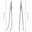 2 Pcs Feeding Tongs,Aquarium Tweezers Stainless Steel Straight and Curved Tweeze Carousel 9