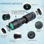300x40 Monocular Telescope High Powered Zoom for Smartphone Handheld Monocular w Carousel 6