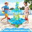Water Table Waterfall Sand Play Toy Set Carousel 4