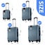 4PCS Luggage Suitcase Trolley Set Travel Case Carousel 3