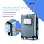4PCS Luggage Suitcase Trolley Set Travel Case Carousel 6