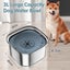 3L Dog Water Bowl 101oz Stainless Steel Dog Bowl No Spill Large Capacity Carousel 11