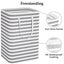Laundry Basket Hamper Large Collapsible with Carry Handles Clothes Hampers 75L Carousel 8