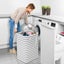 Laundry Basket Hamper Large Collapsible with Carry Handles Clothes Hampers 75L Carousel 10