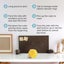 Rotating Timer for Desktop, Sound Vibration, Mute, Spin Timer, Kitchen,Yellow Carousel 4