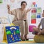 Foldable Freestanding Felt Flannel Board Quiet Book for Toddlers Preschool Carousel 9
