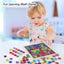Wooden Counting Math Toys 1-100 Consecutive Numbers Educational Game Carousel 5