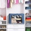 Storage Bins with Metal Frame - Stackable & Foldable Clothes Organizer Bags with Carousel 8