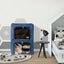 Storage Bins with Metal Frame - Stackable & Foldable Clothes Organizer Bags with Carousel 9