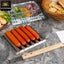 1pc Stainless Steel Hot Dog Rack, Sausage Roller Rack, Detachable Roasted Sausag Carousel 10