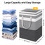 2PCS Large Laundry Basket Waterproof Freestanding Laundry Hamper Collapsible Carousel 5