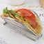 4 Pack Stainless Steel Taco Holders Rack Carousel 6