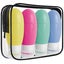 Silicone Travel Bottles for Toiletries,4 Pcs Travel Size Container Carousel 8